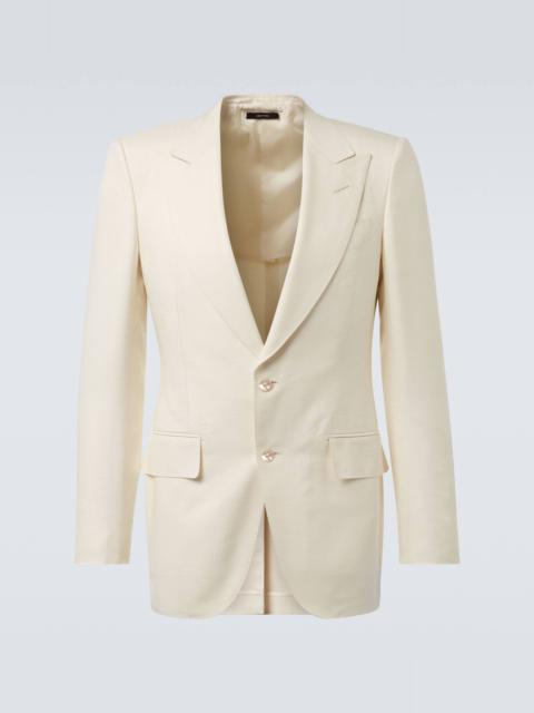 Dyllan silk blazer