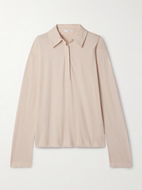 Roddie Brushed Cotton-jersey Polo Shirt