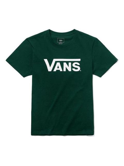 Vans Classic Loose Athleisure Casual Sports Short Sleeve Couple Style Dark Green VN0A33ZLTTZ