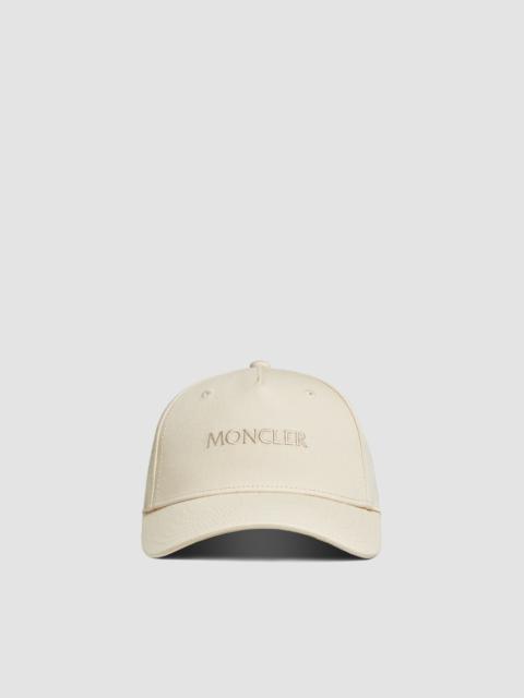 Embroidered Logo Gabardine Baseball Cap
