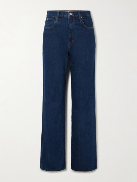 Grace high-rise wide-leg jeans Dark denim
