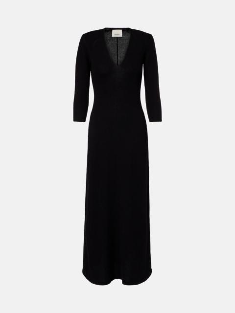 Salina wool-blend maxi dress