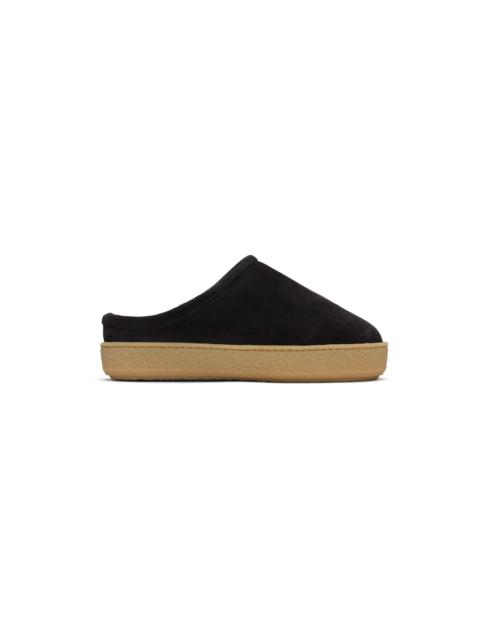 Black Fozee Slippers