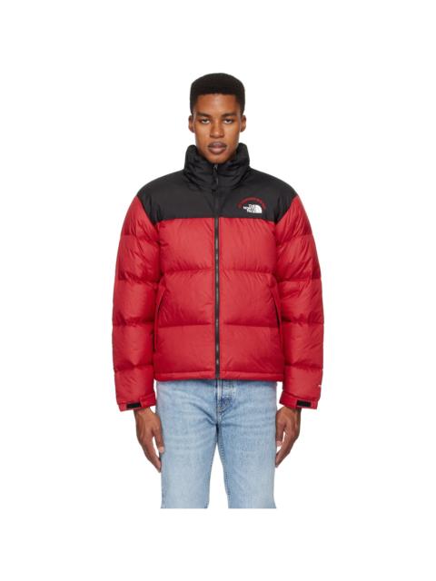 Red & Black 1996 Retro Nuptse Down Jacket