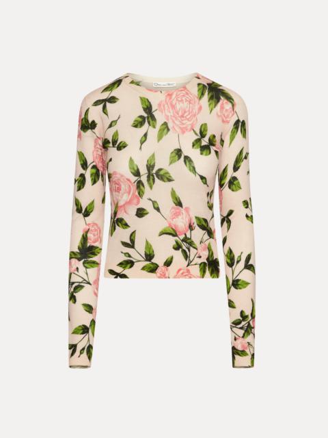 ENGLISH ROSE PRINTED PULLOVER