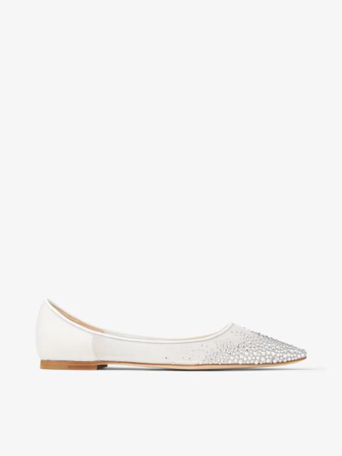 Love Flat
White Degrade Crystal Mesh Flats