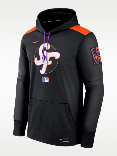 San Francisco Giants Authentic Collection City Connect Men's Nike Therma MLB Pullover Hoodie