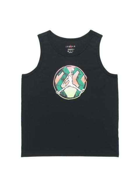 Men's Air Jordan Sport Dna Printing Casual Sports Running Black Vest CZ8296-010