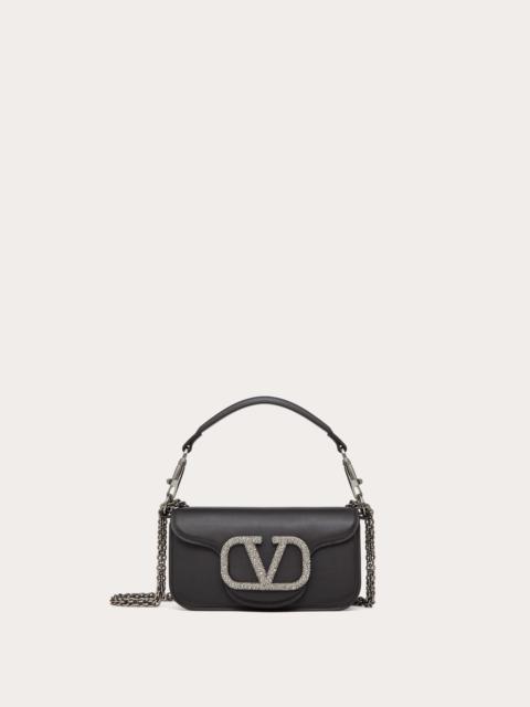 VALENTINO GARAVANI LOCÒ SMALL SHOULDER BAG WITH JEWEL LOGO