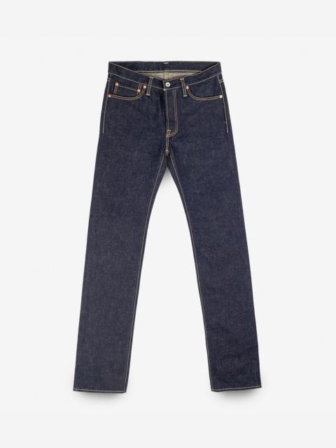 IH-666S-18 18OZ VINTAGE SELVEDGE DENIM SLIM STRAIGHT CUT JEANS - INDIGO