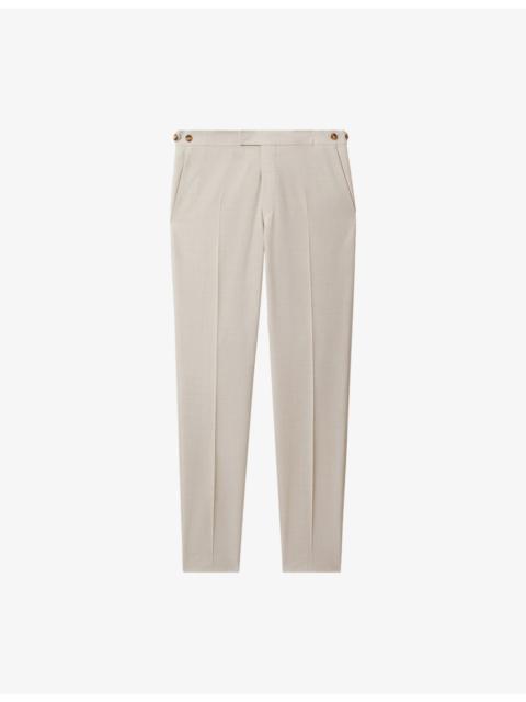 Belmont Slim-Fit Straight-Leg Stretch Wool-Blend Trousers