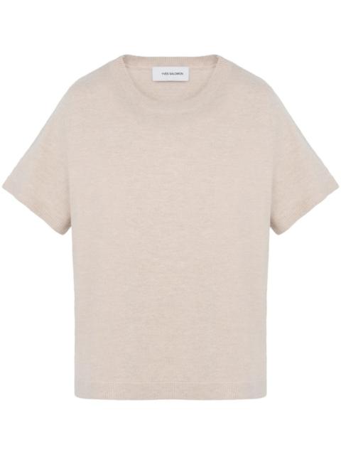 fine-knit T-shirt