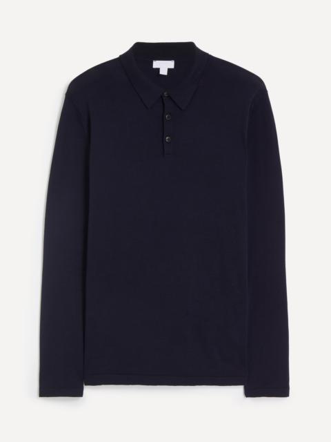 Sea Island Navy Cotton Polo