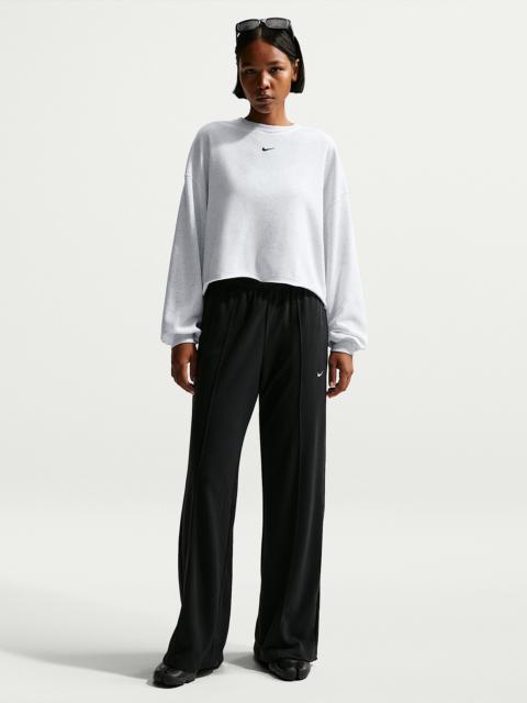 Nike Sportswear Chill Terry Women's Mid-Rise French Terry Open-Hem Pants