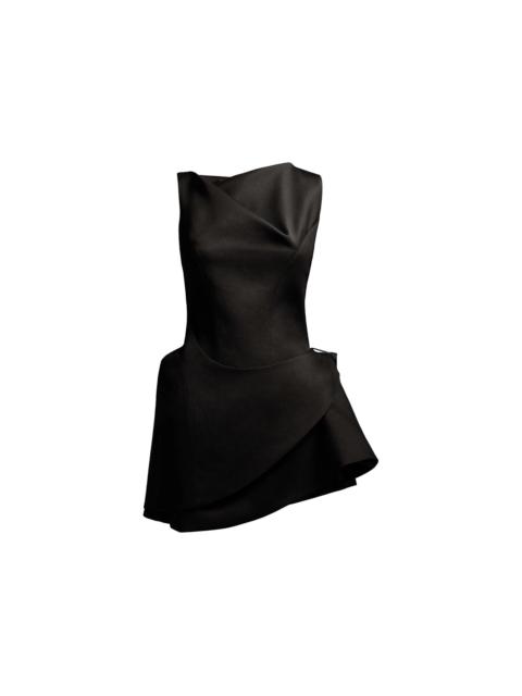 Mugler H&M Wool Mini Dress Black