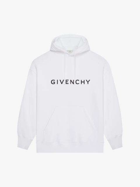 GIVENCHY ARCHETYPE SLIM FIT HOODIE IN FLEECE