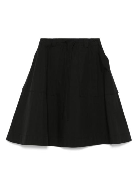 A-line midi skirt