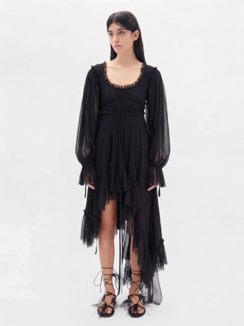 Giti Empire Waist Asymmetric Dress