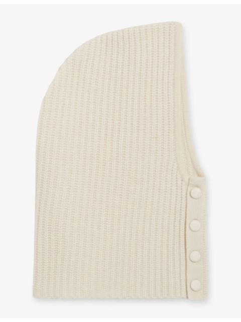 Ribbed Wool-Blend Balaclava