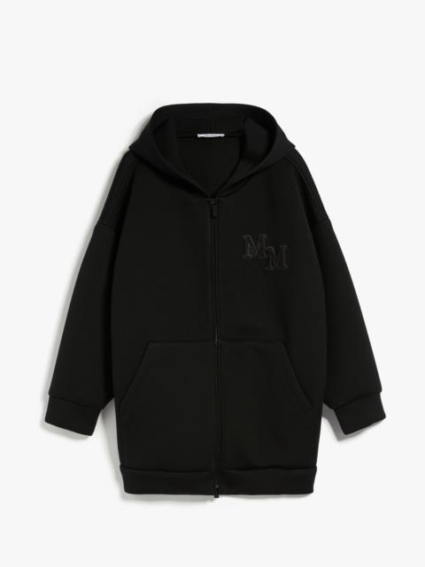 OBBIA Oversized technical-jersey sweatshirt