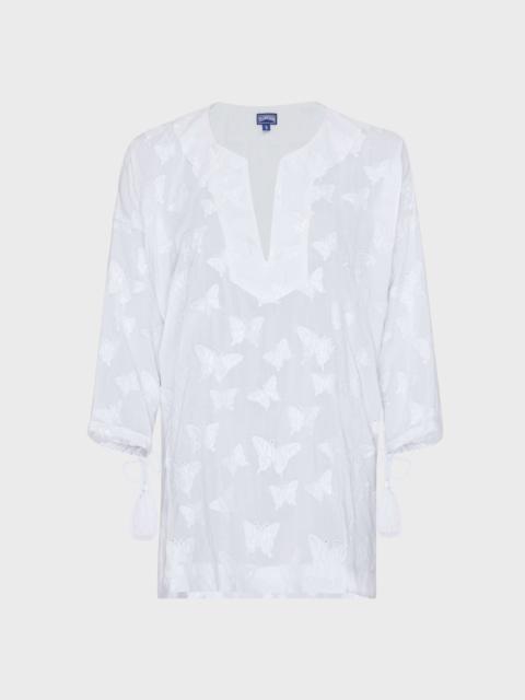Women Viscose Shirt Disco Butterflies