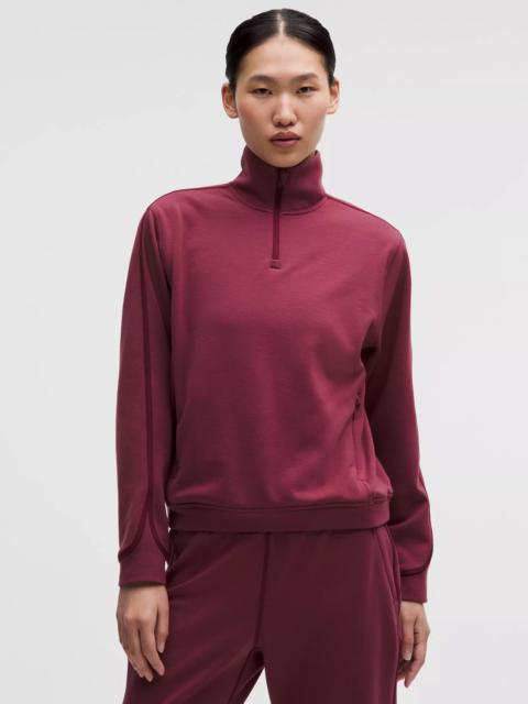 Textured Fleece Half Zip