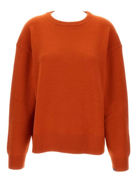 ribbed crew-neck sweater