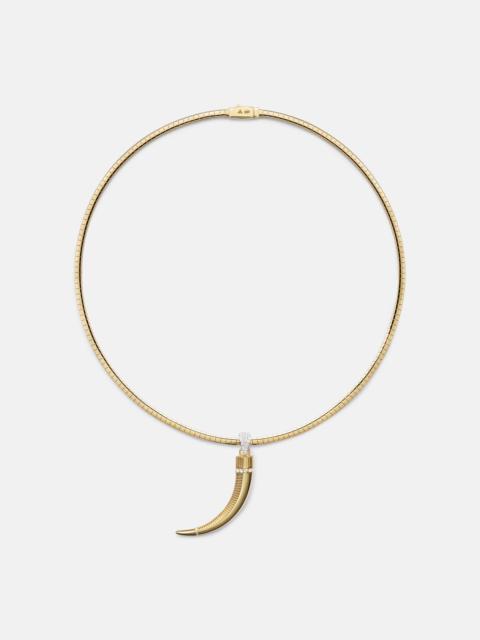 18kt gold necklace with diamonds