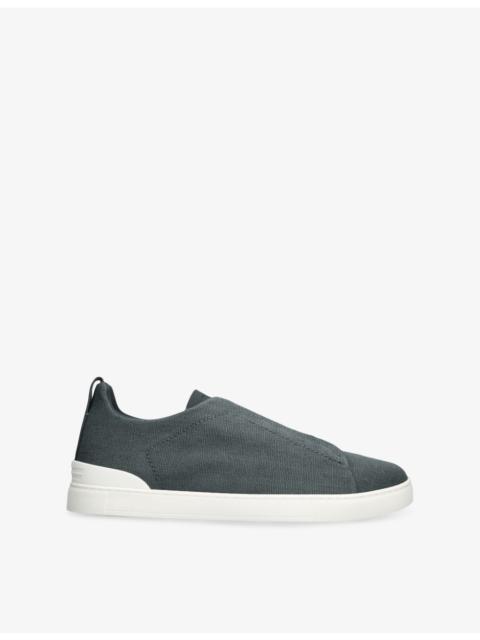 X3 Triple Stitch Woven Low-Top Trainers