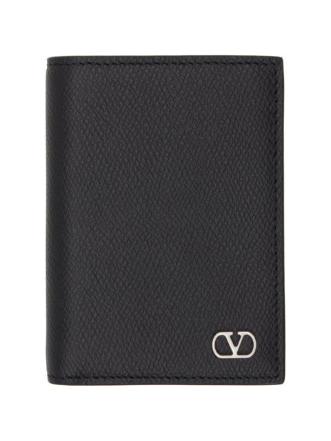 Black VLogo Signature Card Holder