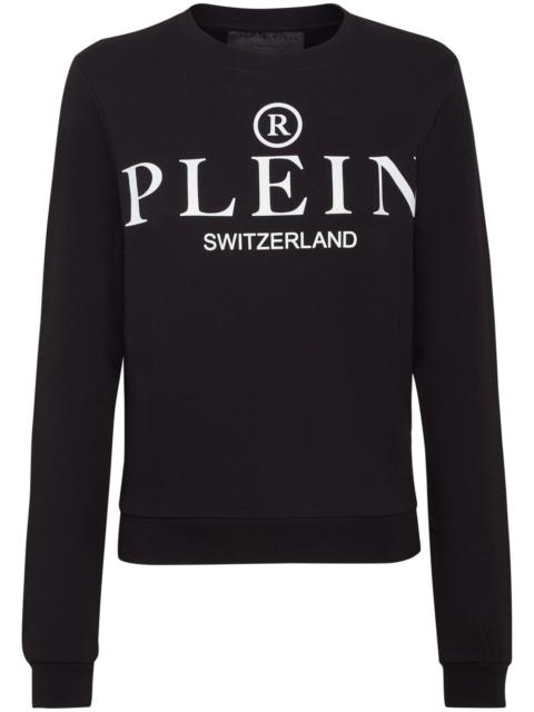 Iconic Plein round-neck long-sleeve sweatshirt