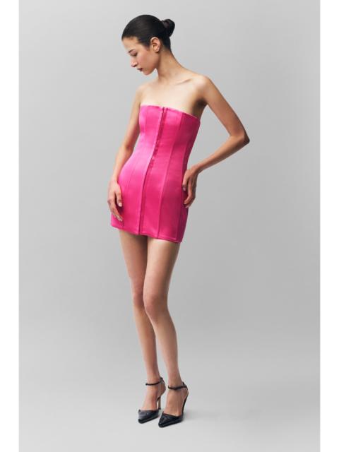 SATIN CORSET DRESS