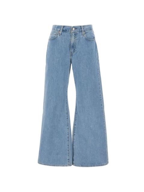 Carve five-pocket flared jeans