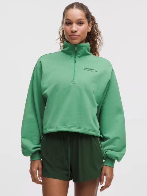 Cotton Terry Tennis Half Zip *Deuce