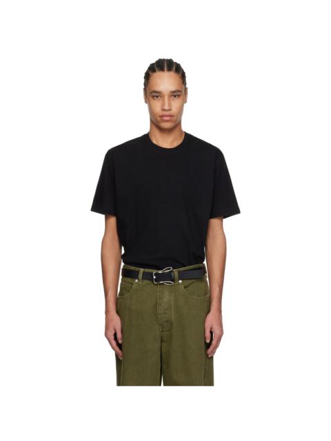 Black Cotton Jersey T-shirt