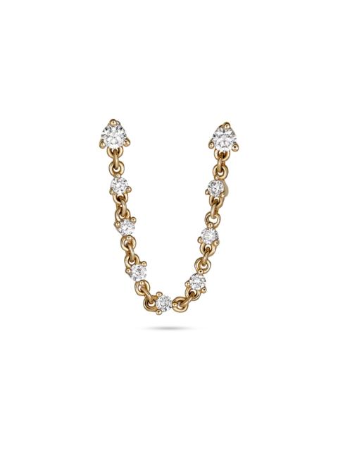 Chain Of Diamonds Double Stud