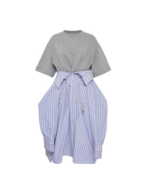 Combined Tee x Shirts Dress