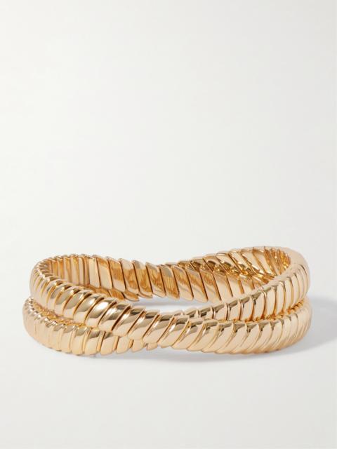 The Double Cobra Gold-tone Bracelet