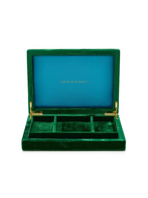 Trésor Velvet Jewelry Box green