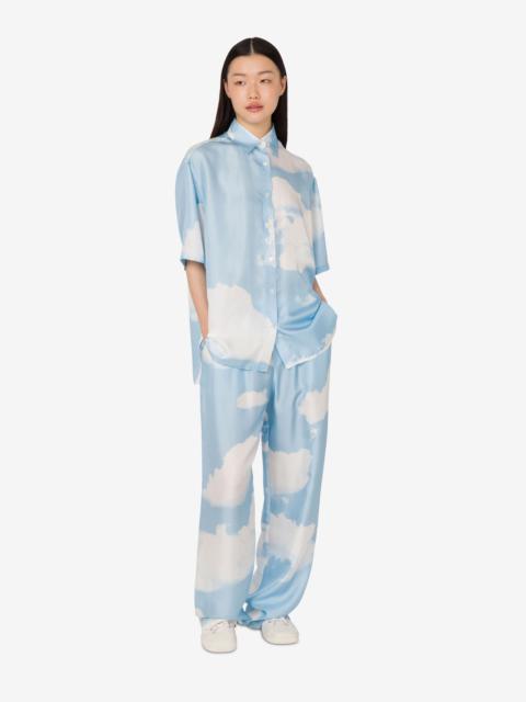 SILK TWILL SHIRT ARCHIVE CLOUDS
