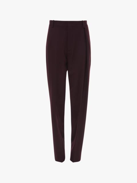 Alina Trouser In Deep Mahogany