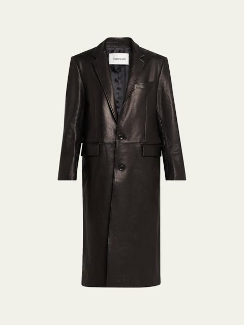 Vegetable-Tanned Leather Coat