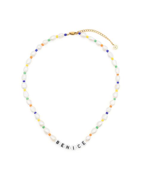 Be Nice pearl-bead necklace