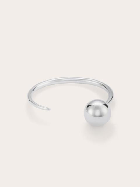 POINT & SPHERE BANGLE SILVER