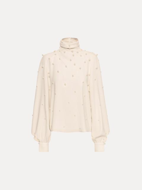 PEARL CLUSTER GEORGETTE BLOUSE