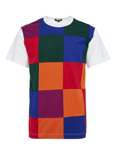 crew-neck colour-block T-shirt