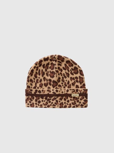 KIKO-A Leopard Jacquard Toque