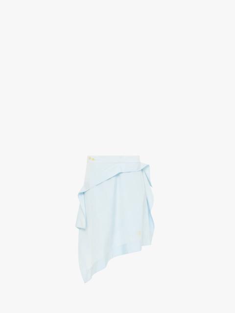SQUARE DRAPE ASYMMETRIC SKIRT