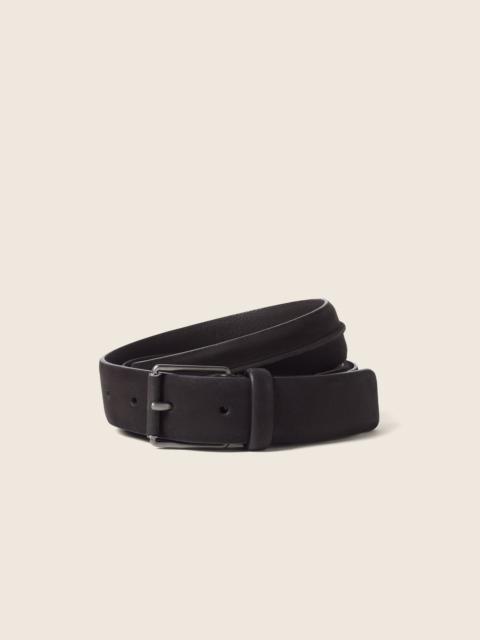 DARK BROWN NUBUCK BELT