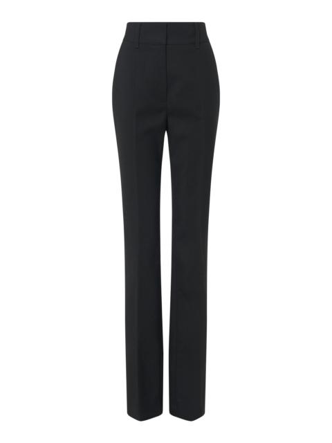 Cecilia Pant in Black Recycled Wool